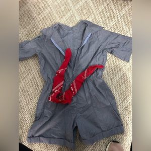 Dance costume romper and bandana